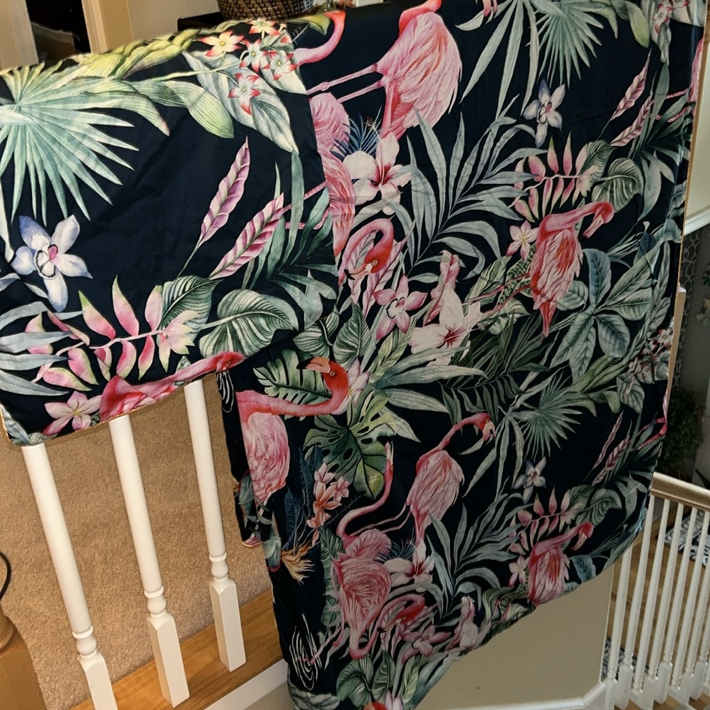 Flamingo tropical Duvet cover and pillowcases - Picture 2 of 6